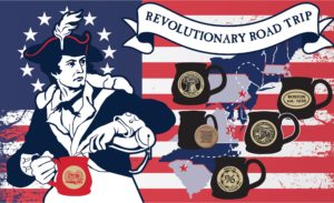 Revolutionary War Stoneware National Park Mugs